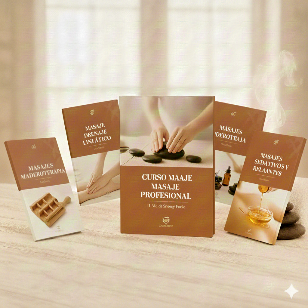 Curso Online Masajista Profesional +4 bonus gratis!!!